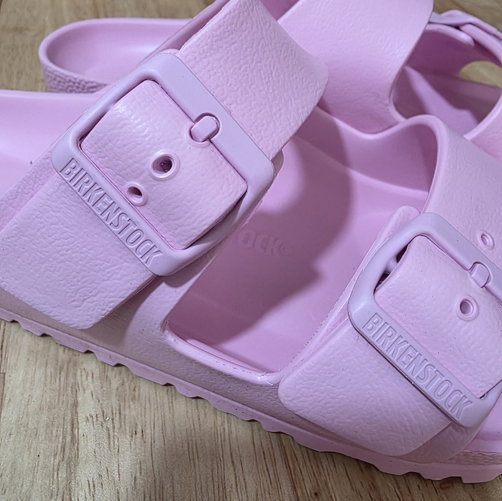 Birkenstock Kids Arizona EVA Sandals in Light Pink - Picture 2 of 8